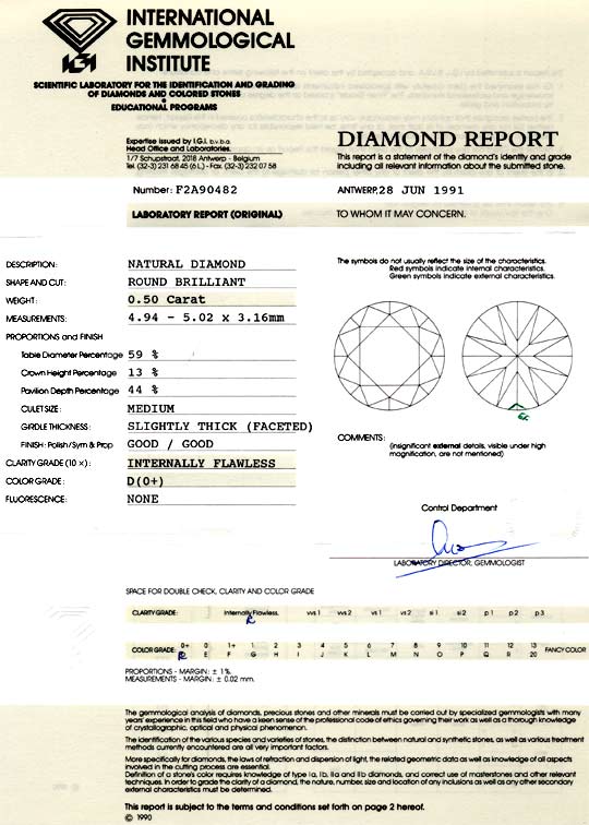 Foto 9 - Der Beste Diamant 0,50ct IGI, Lupenrein River D, D5863