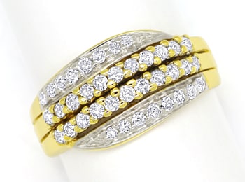 Foto 1 - Dekorativer Damenring mit 0,5ct Diamanten in 585er Gold, S1463